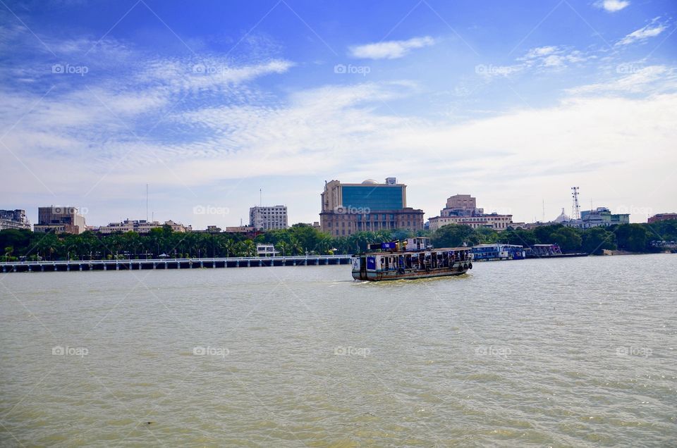 River of Ganga at Kolkata India!!!