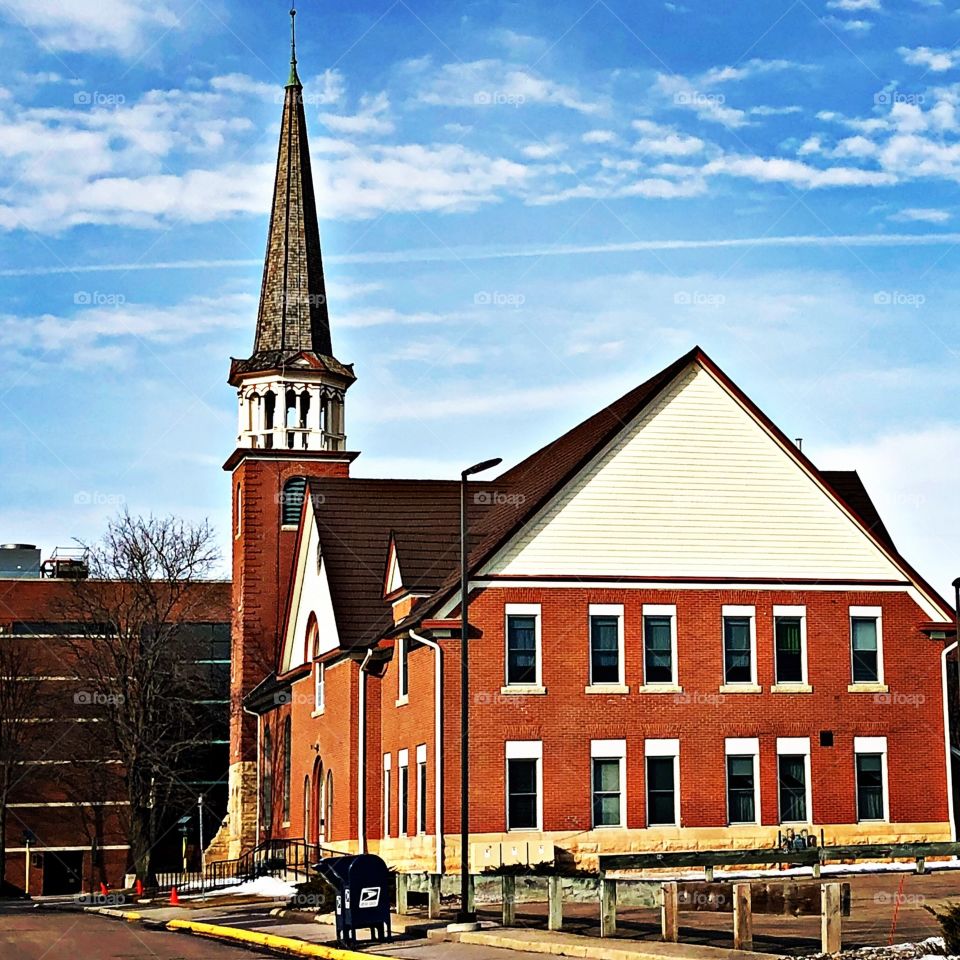 The steeple 