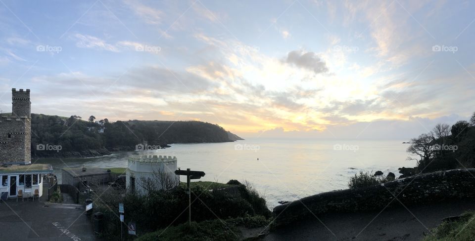 Morning view at Dartmouth Castle