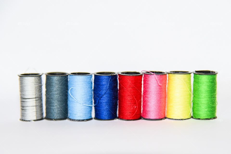Colored thread. Colored thread