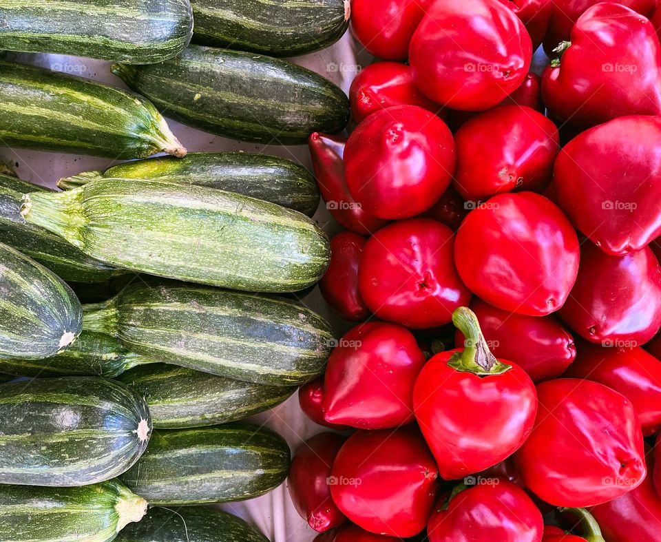 Pepper & Italian squash