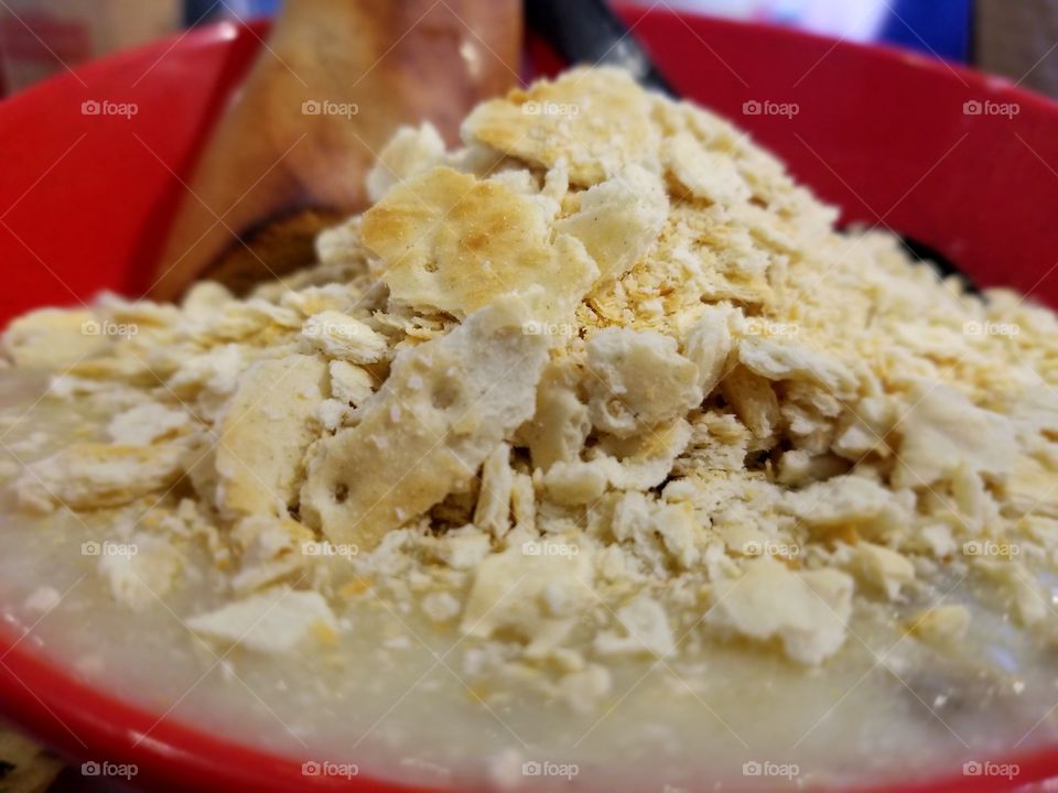 wild rice and crackers