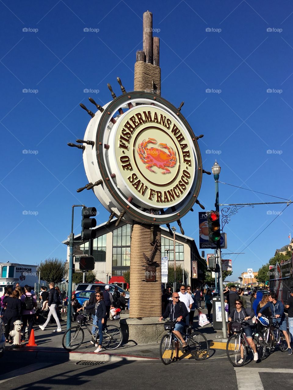 Fisherman's Wharf sign,  San Francisco 