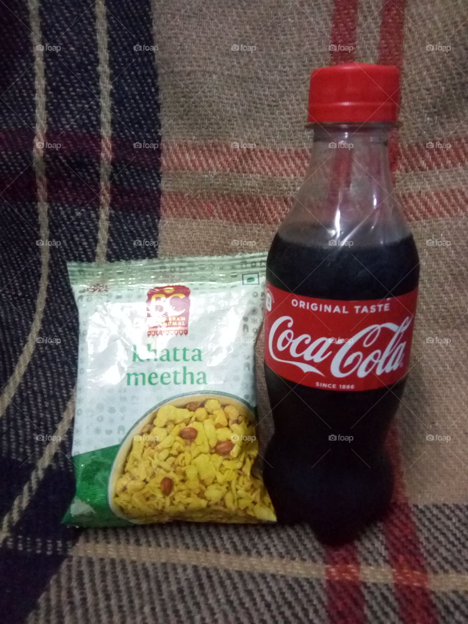snacks with coca cola- have a fun time