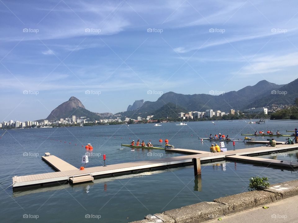Rio 2016 lagoa Rodrigo de Freitas