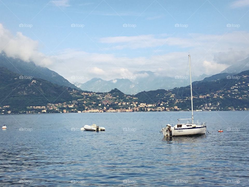 This is Lake Como in June