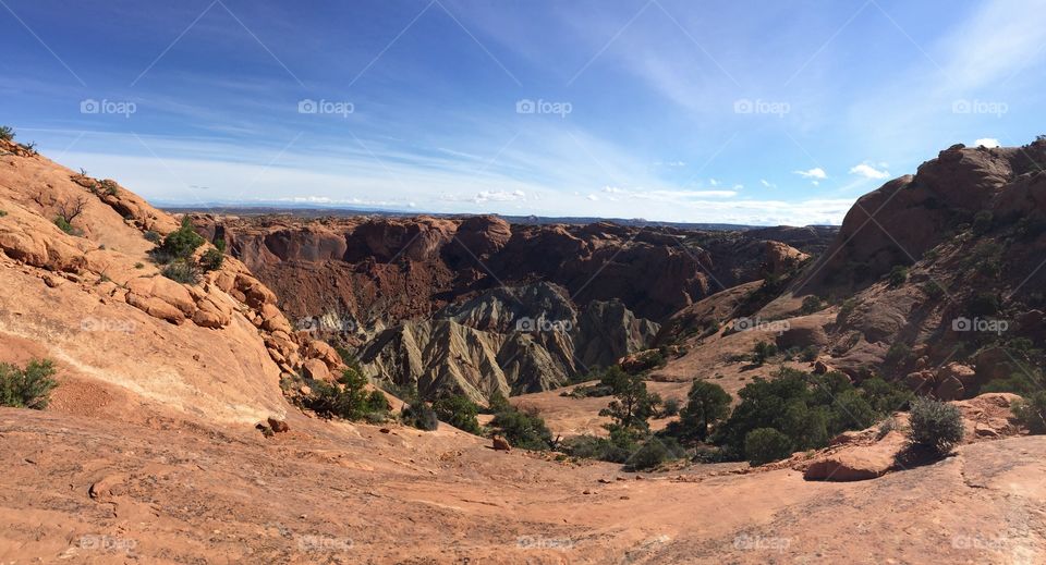 Scenic shot at Canyonlands 