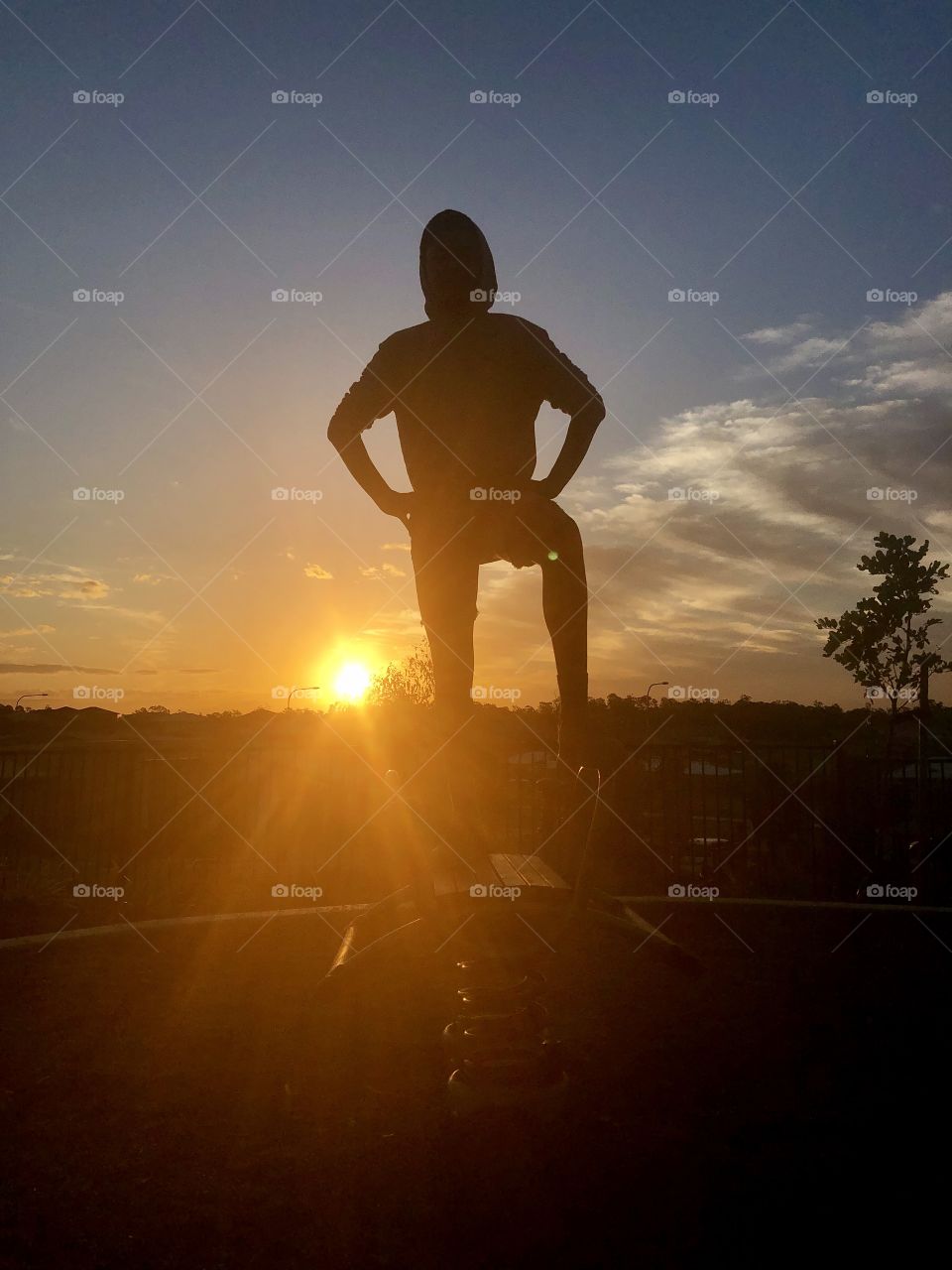 Sunset - 2nd July 2019 feat my Son