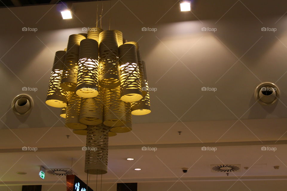 lamp in mall