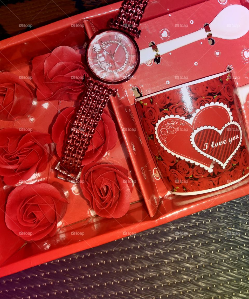 A gift on Valentine's Day