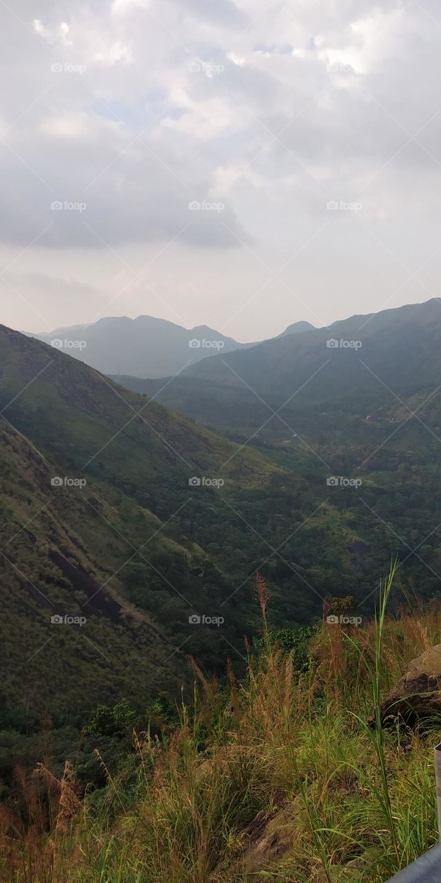 View of Hills from India, Hill's and mountains