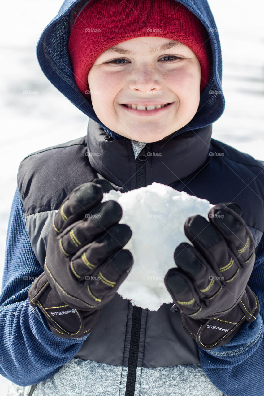 Manzella gloves in the Snow