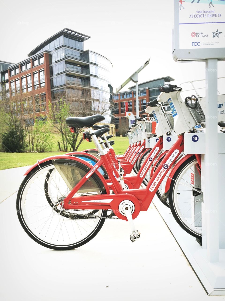 Urban bike rental. 