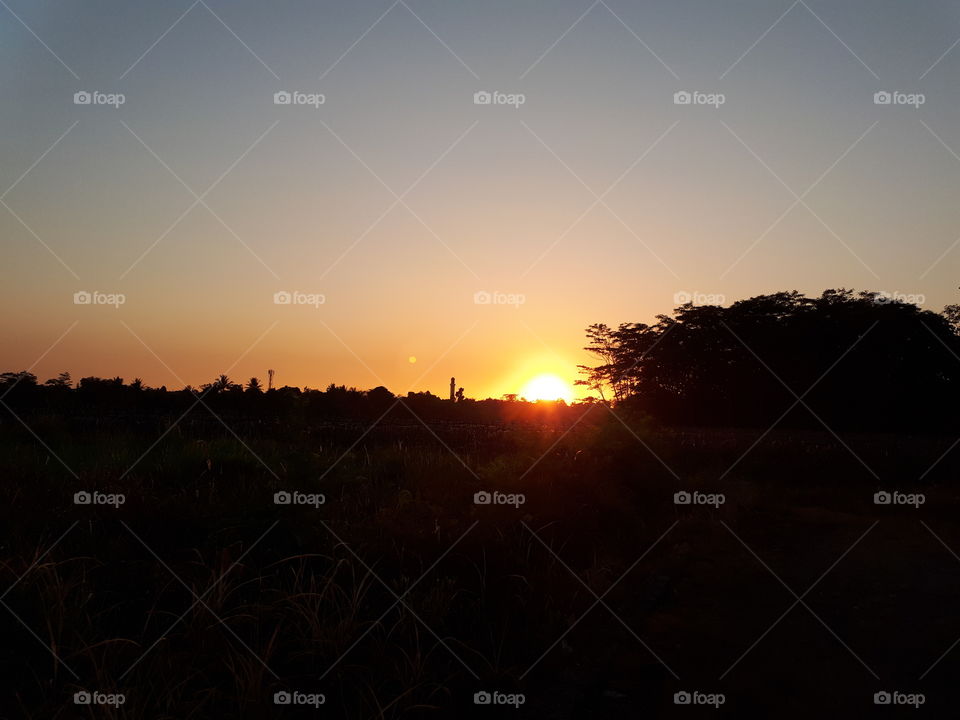 mountain sunrise