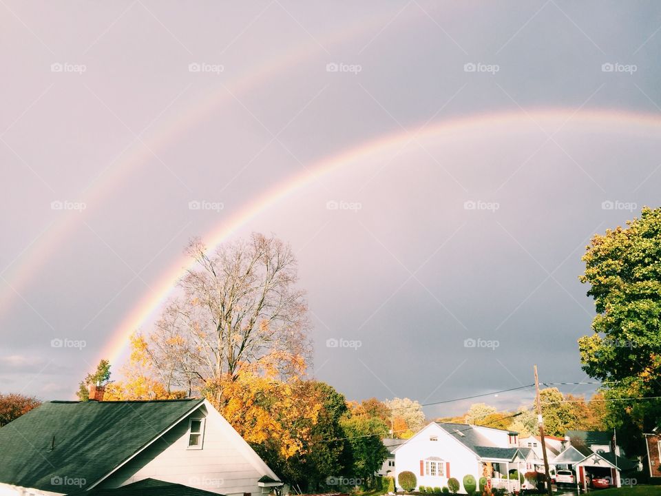 Double rainbow

