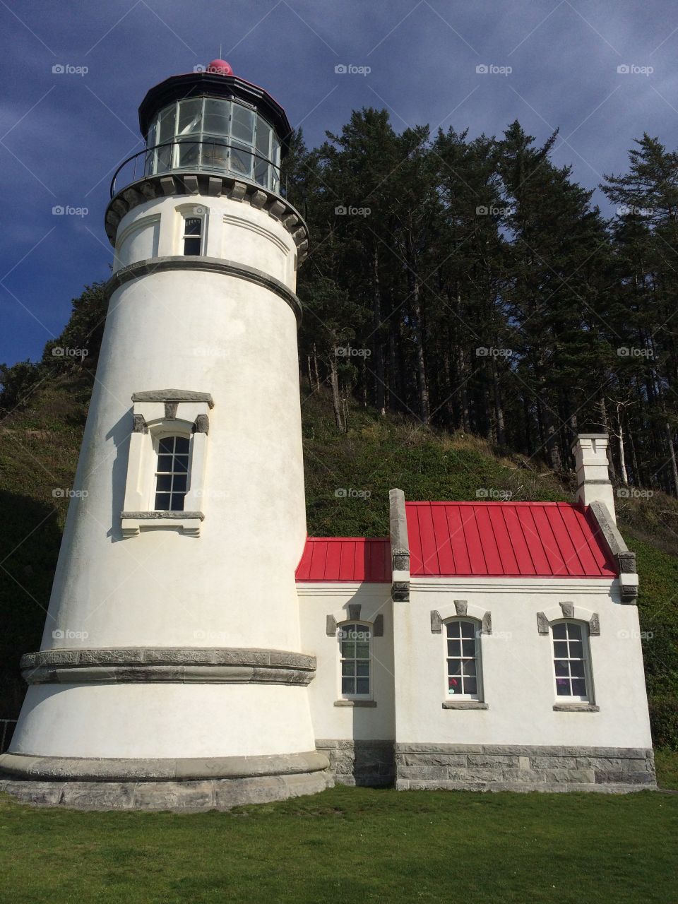 Heceta Head Lighthouse, Oregon Coast, Usa