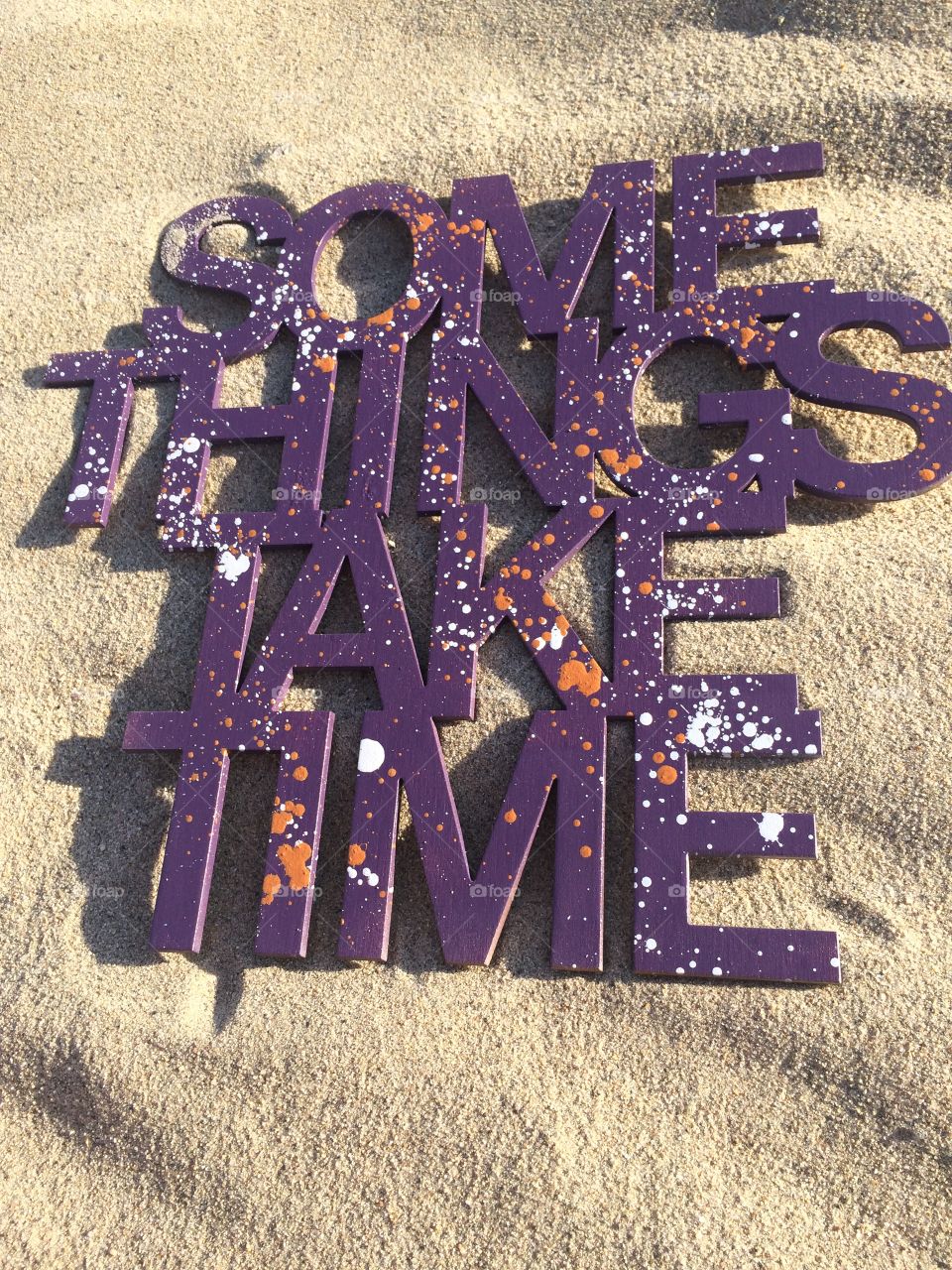 Some things take time 