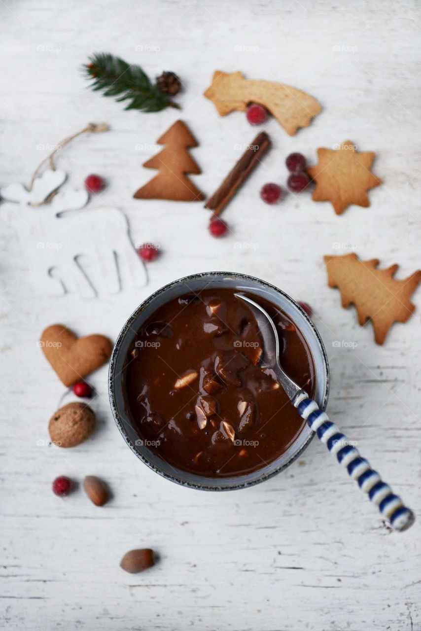 Sweet Christmas hot chocolate