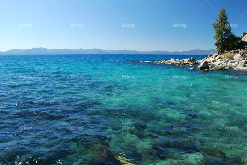 Lake Tahoe blue lagoon 