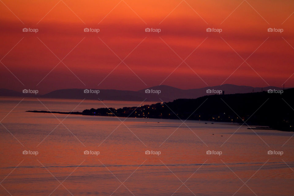 beach sunset croatia europe by splicanka