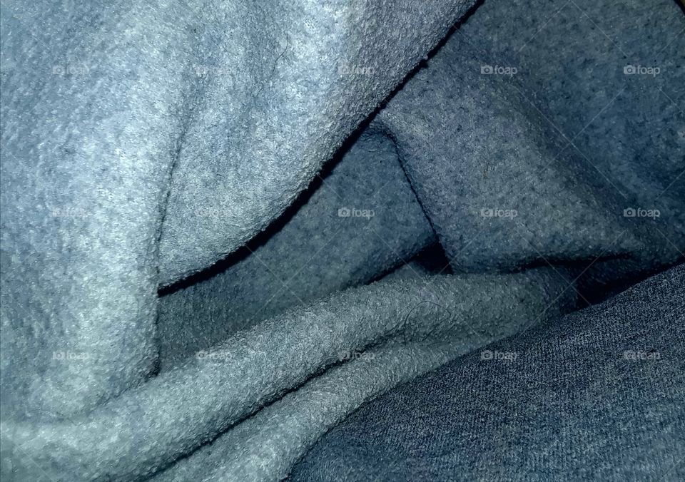 Cozy Fluff of Blue: Winter Blanket