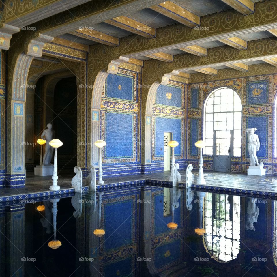 Pool at Hearst castle. Pool a Hearst castle. 