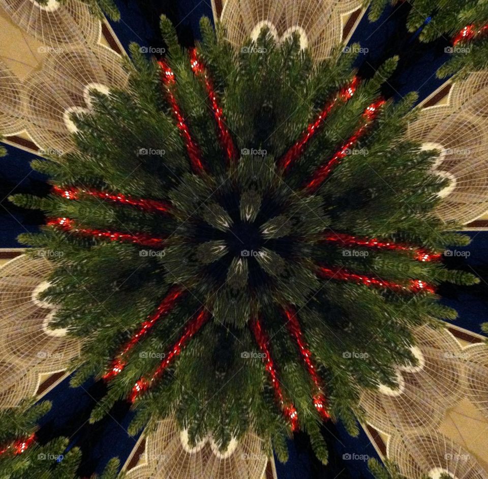 Christmas Wreath abstract