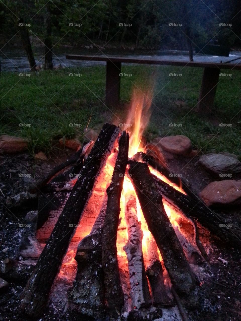 Mountain Campfire