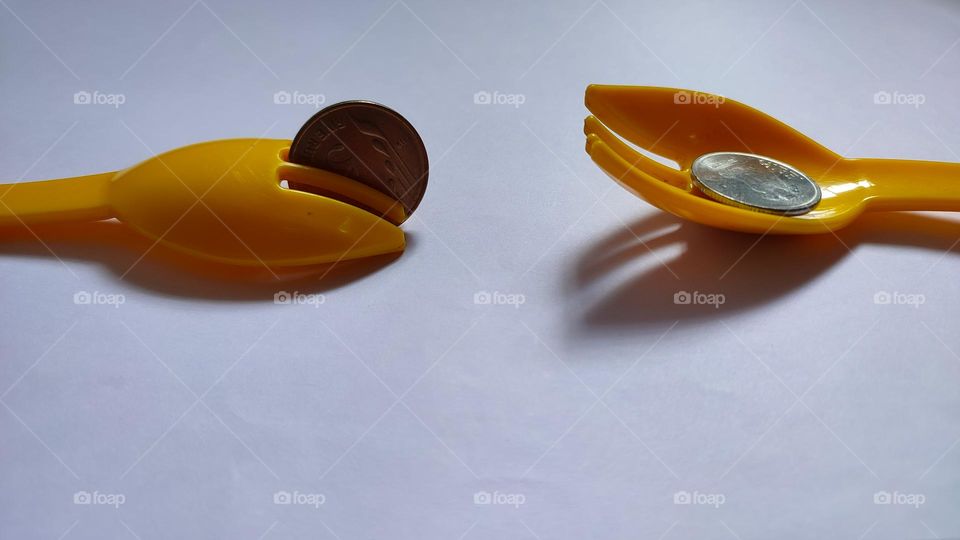 Give me my money fork! forks imitating humans