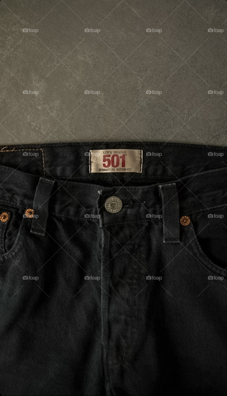 Levi's Original 501 Jeans close up