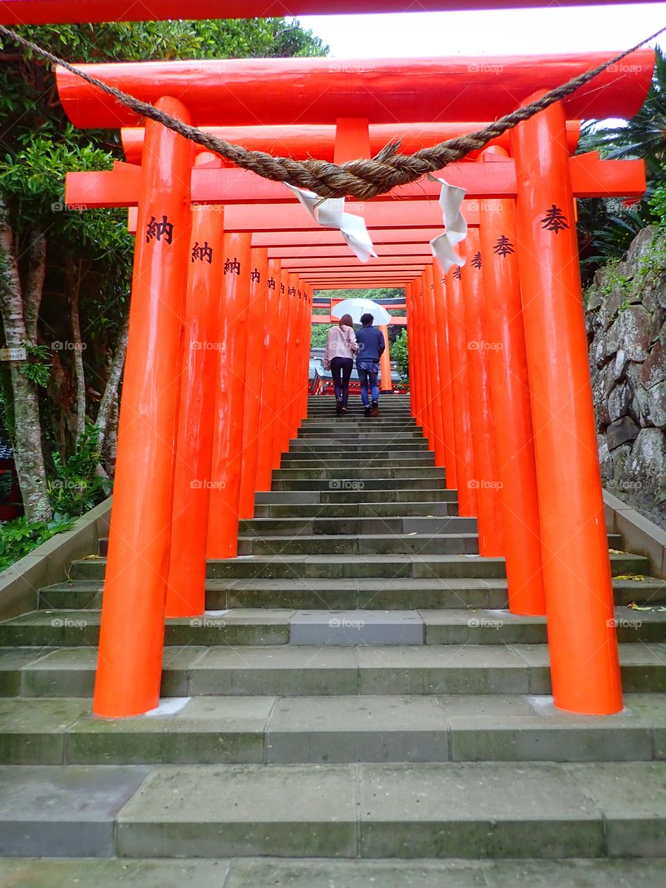 Temple gates