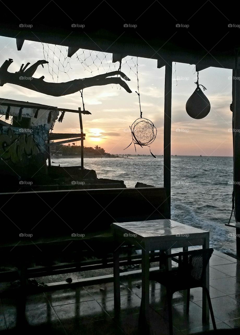 beach café Peru
