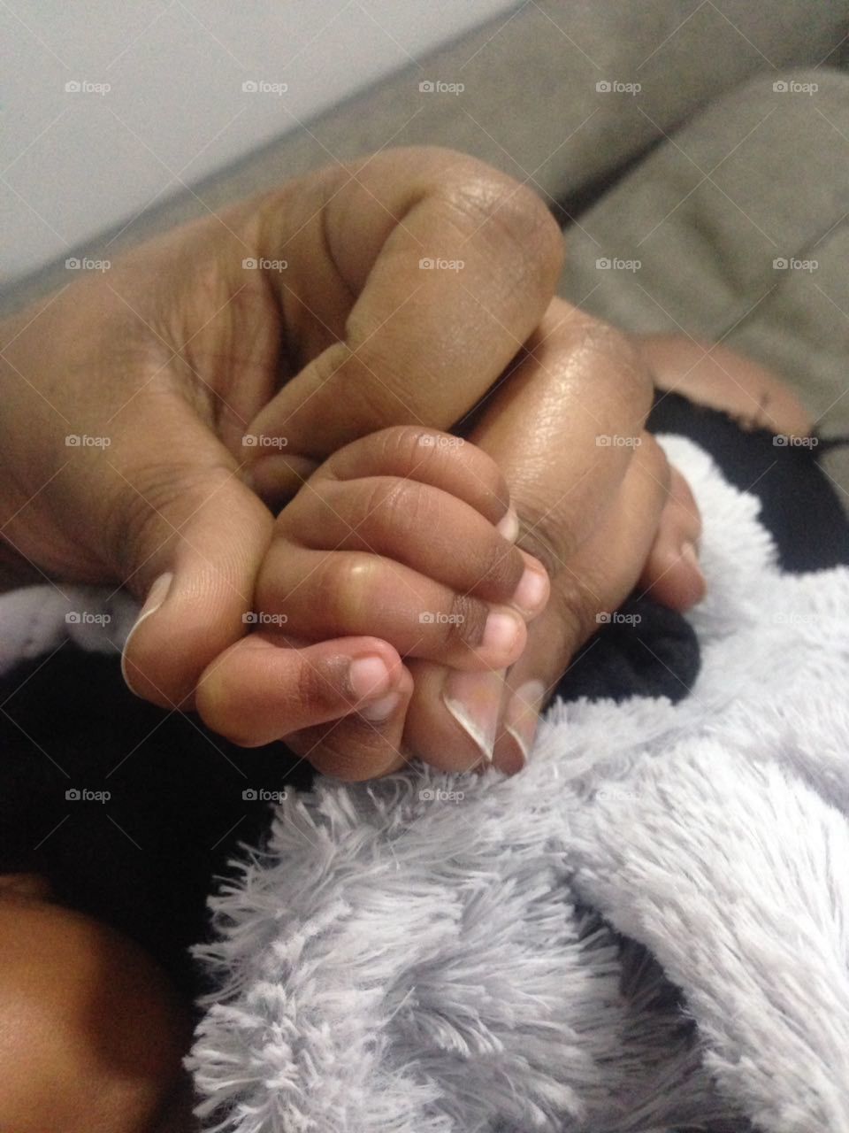 My niece's hand. 🖤