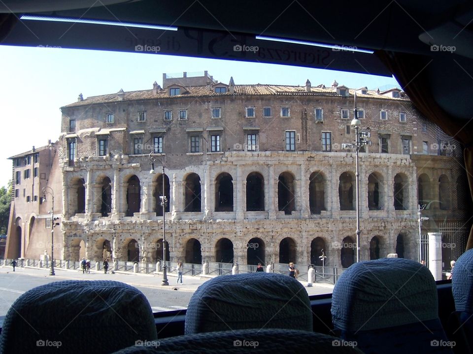 View from our bus in Italy