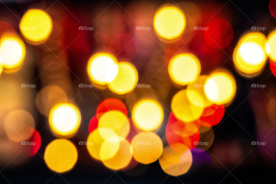 Festive Christmas background. Abstract background with bokeh defocused lights