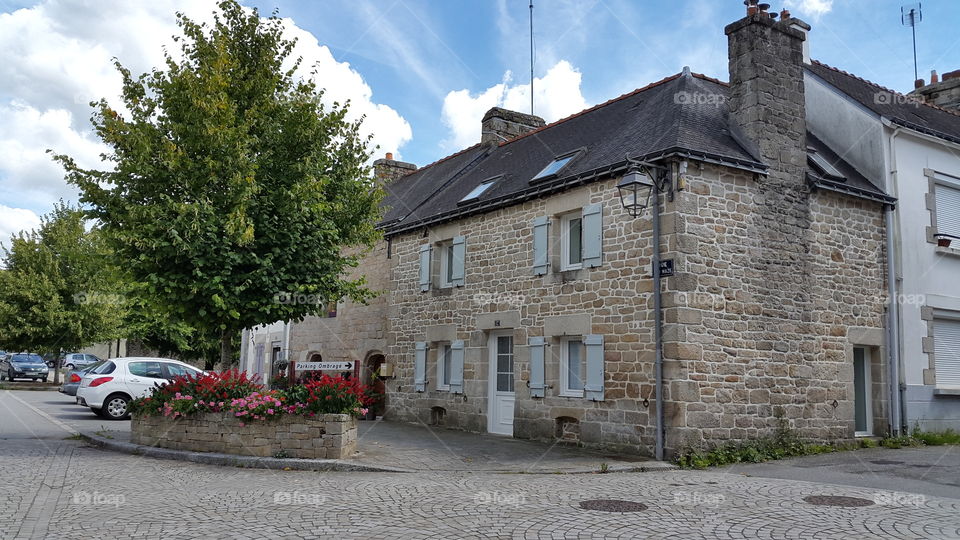 French village in Morbihan, Brittany