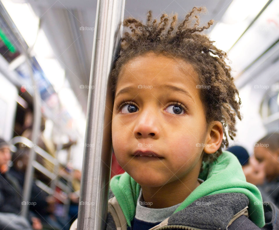 Subway portrait 