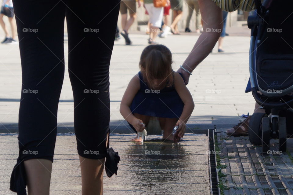 In der Hitze Abkühlen
