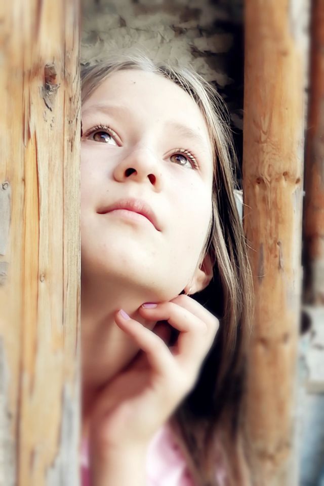 Portrait of young girl