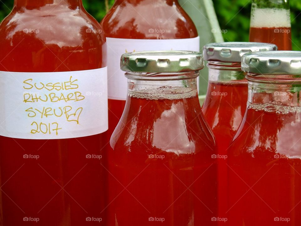 Homemade Rhubarb