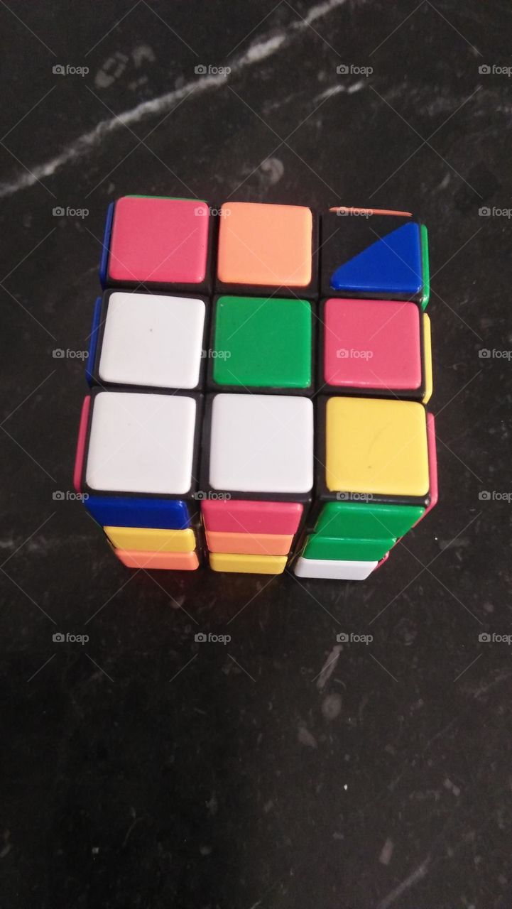 Coloruful cube game