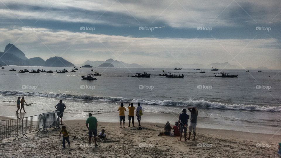 Praia de Copacabana Rio de Janeiro Brazil