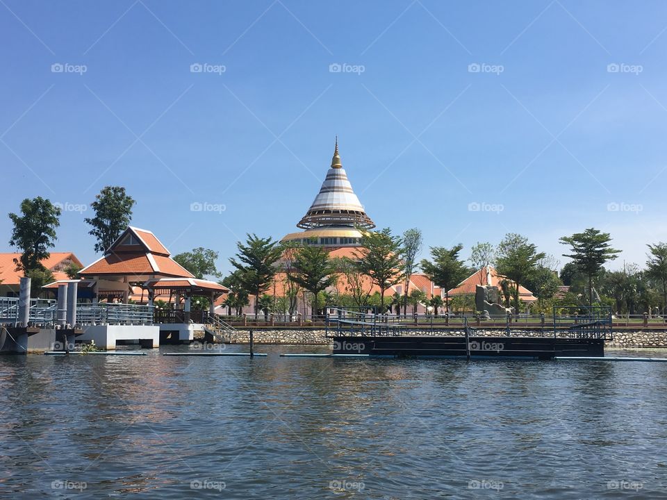 Temple on the water 