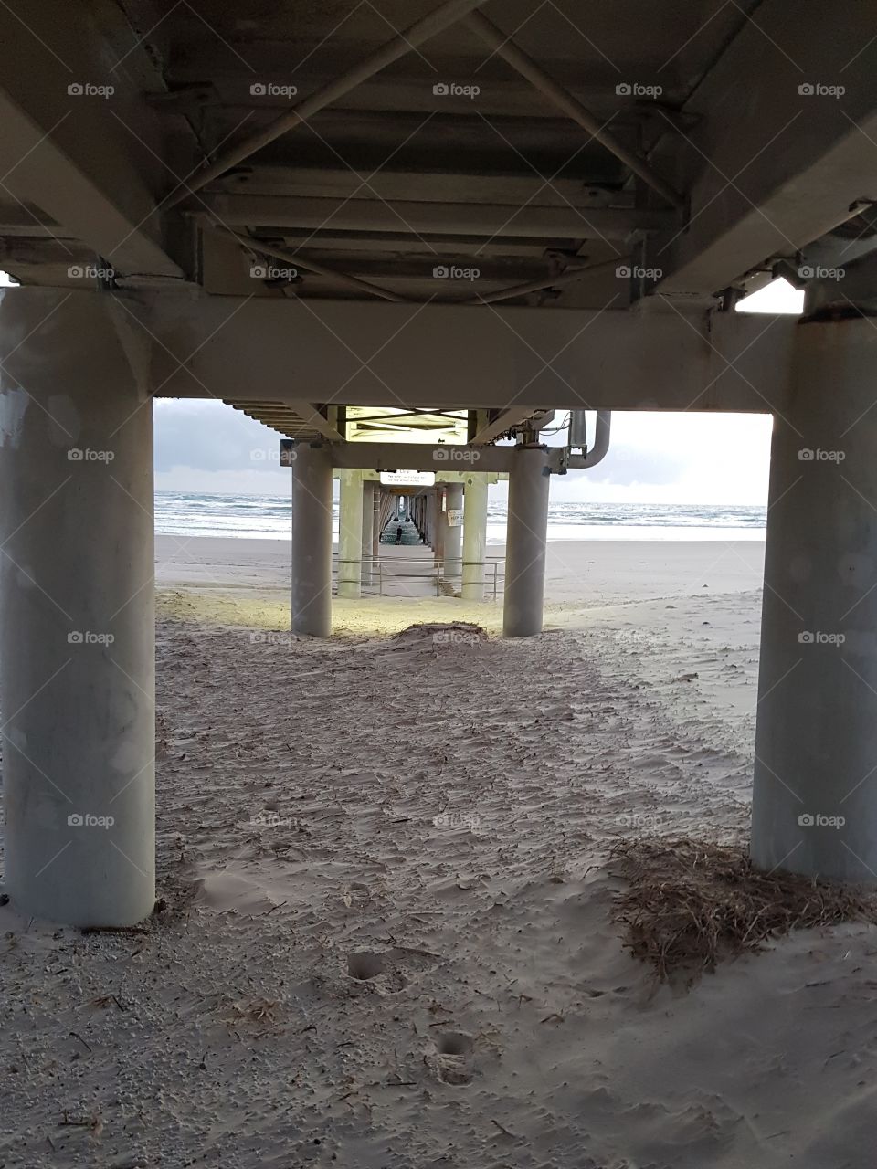 Under the Jetty at Dawn