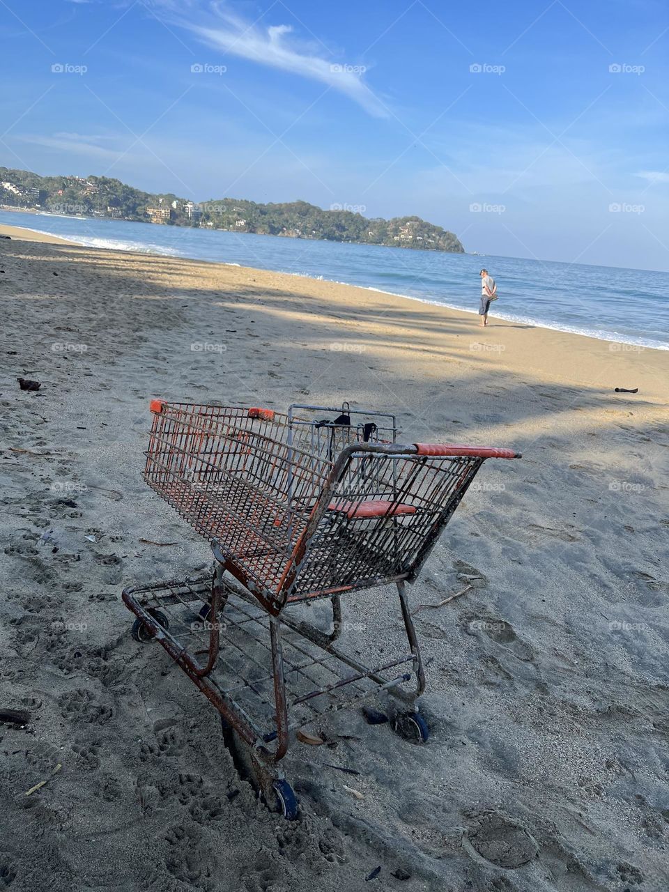 Día de hacer el súper en la playa 