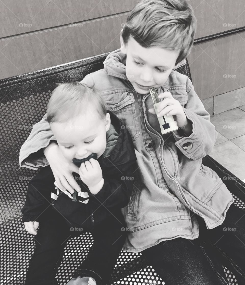 Hanging out with my bro!