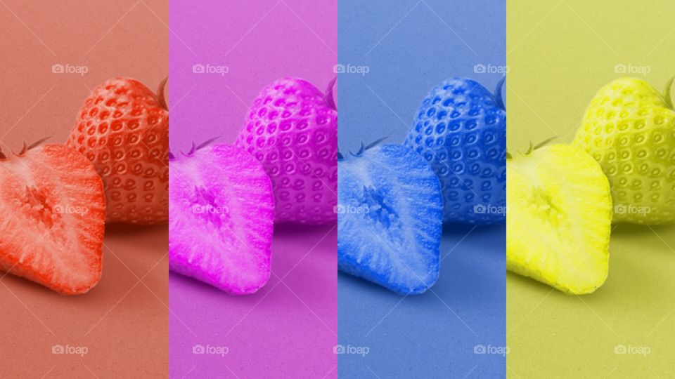 colors of strawberry