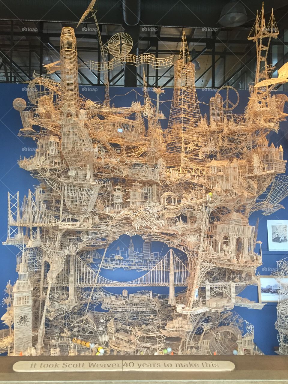 It took 40 years for an artist to make this masterpiece—all out of toothpicks