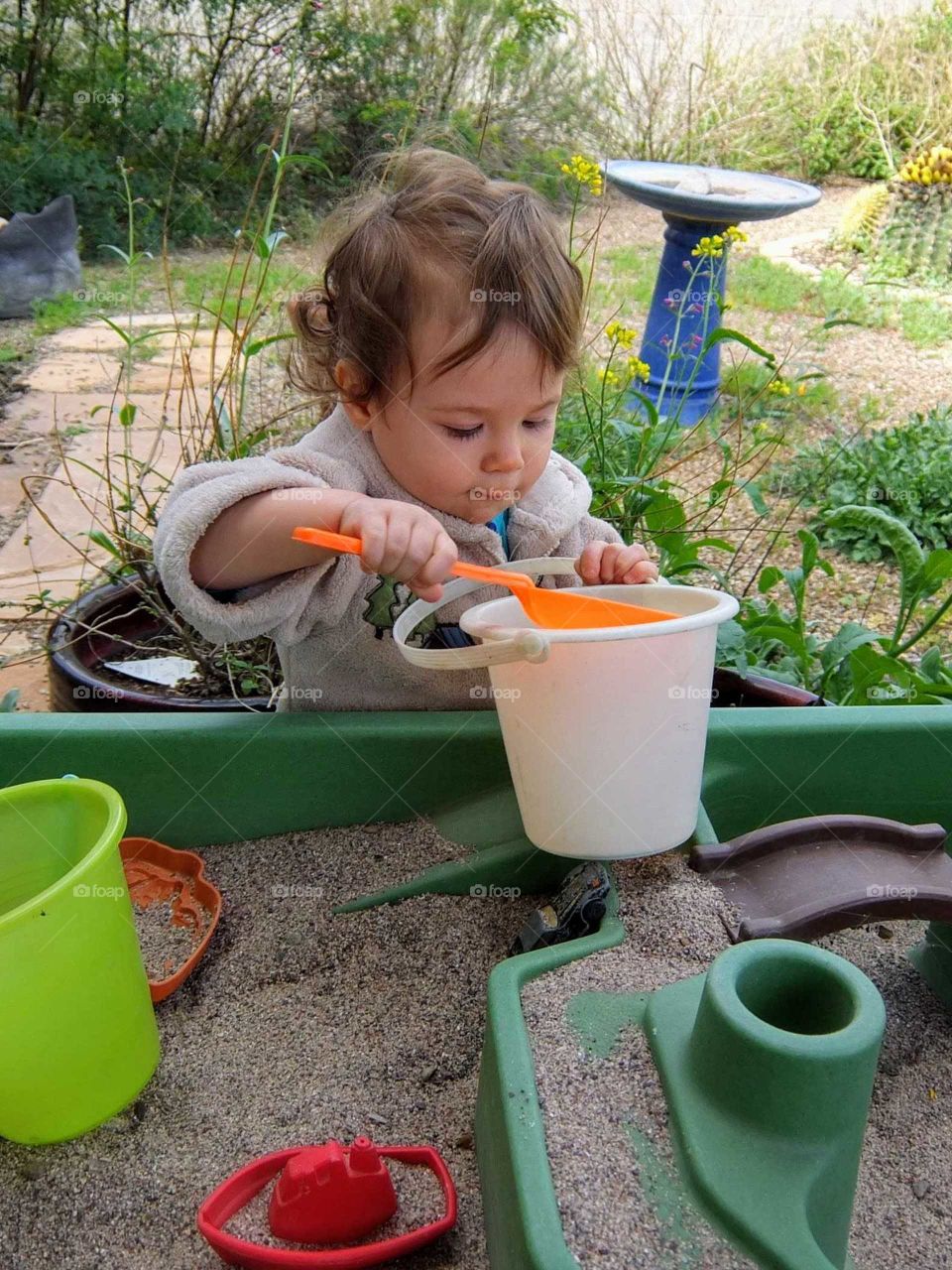 Playing in the sandbox