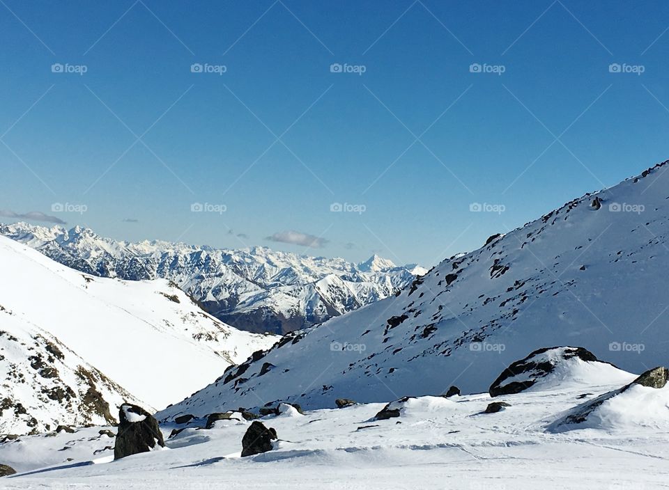 View from the ski fields 